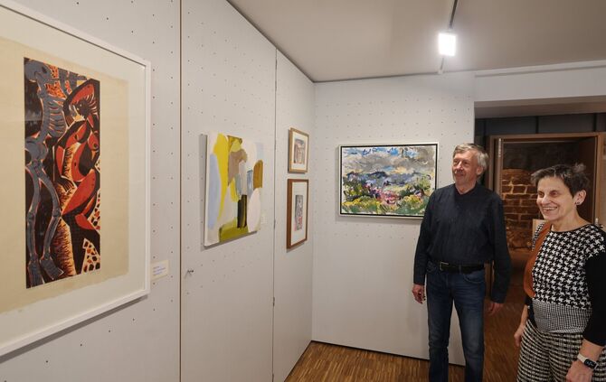 Zu Feier von 20 Jahren "Freunde des Winterbacher Kulturrings" gibt's eine Ausstellung mit Bildern aus 20 Jahren, die von Winterb