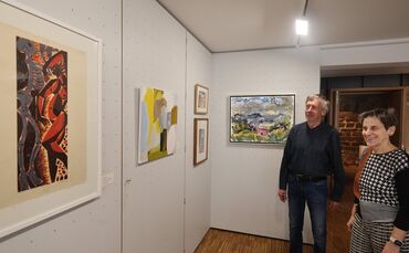 Zu Feier von 20 Jahren "Freunde des Winterbacher Kulturrings" gibt's eine Ausstellung mit Bildern aus 20 Jahren, die von Winterb