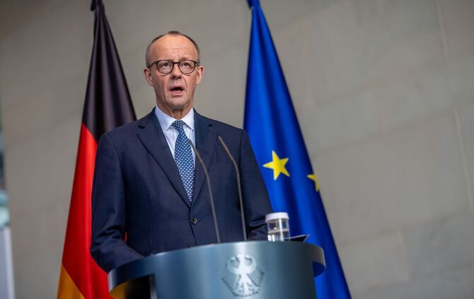 Kanzler Merz empfängt niederländischen Ministerpräsidenten Jetten