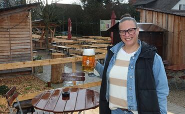 Betriebsleiterin Shanté Tucker ist verantwortlich für den Schorndorfer Stadtbiergarten. Nach "Soft-Openings" freut sie sich auf 