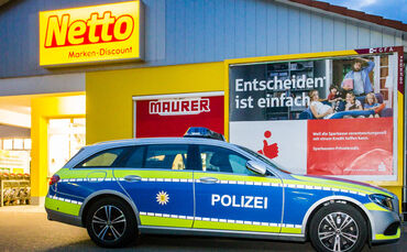 Raubüberfall, Winnender Str. 37, Netto, Leutenbach, 14.07.2020.
