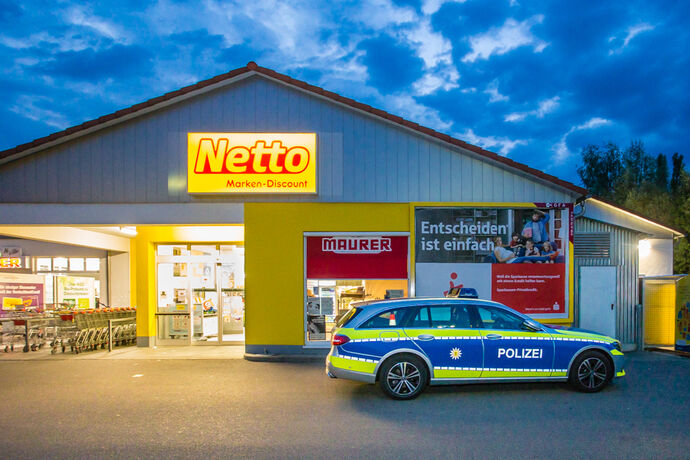 Raubüberfall, Winnender Str. 37, Netto, Leutenbach, 14.07.2020.