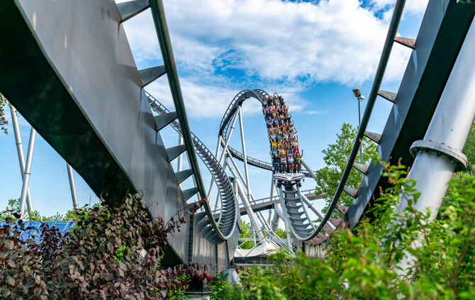 Die Achterbahn Silver Star steht künftig im neuen Themenbereich "Monaco".