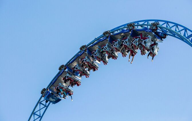 Achterbahn im Europa-Park