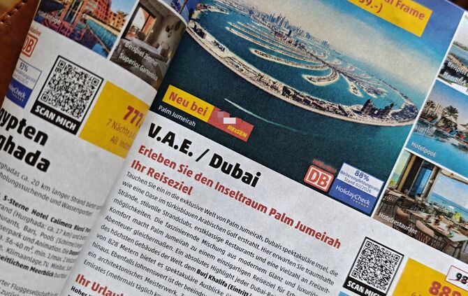 Urlaubsbeispiel Dubai: Lufthansa fliegt bis vorerst 28. März (Stand 18. März) nicht in diese Region und die Lufthansa-Tochter Eu