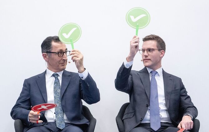 Cem Özdemir und Manuel Hagel