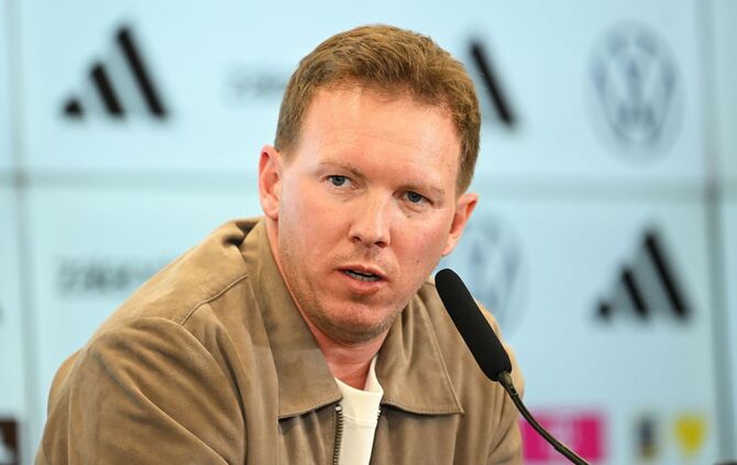 Pressekonferenz Fußball-Nationalmannschaft