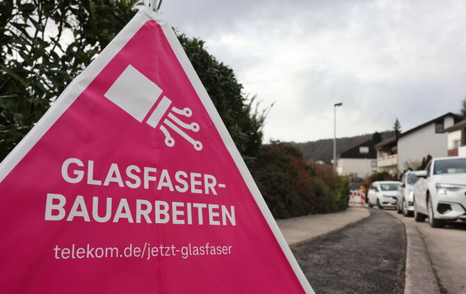 Glasfaser in Waiblingen (Symbolfoto): Wer baut wo? Und wann? Informationen zu Telekom, UGG und Wisotel.