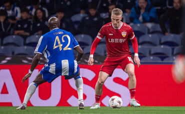 Chris Führich beschäftigte die Defensive des FC Porto ein ums andere Mal.