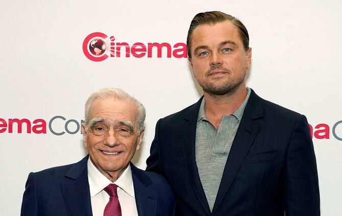 Martin Scorsese (l) und Leonardo DiCaprio