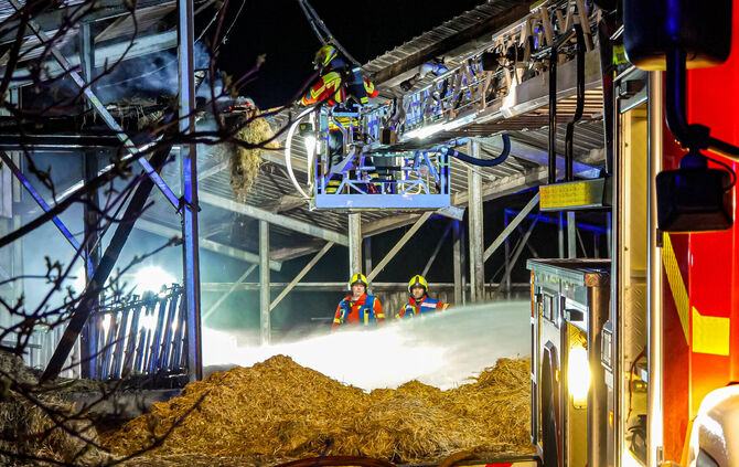 Die Feuerwehr hatte den Brand schnell unter Kontrolle.