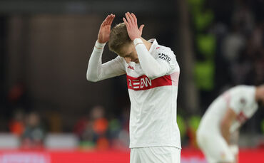 Chris Führich spielte in Porto stark, am Ende schied der VfB dennoch aus der Europa Leage aus.