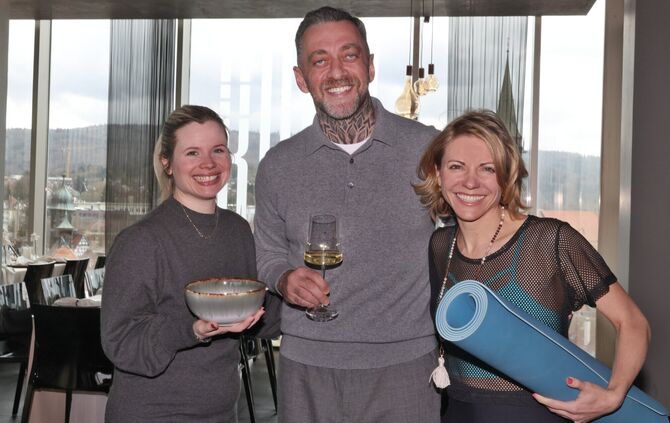 Alexandra Wirth vom Gottliebs, Serdar Vona von Vonacht die Location und Renate Weik vom Laki Manawa.