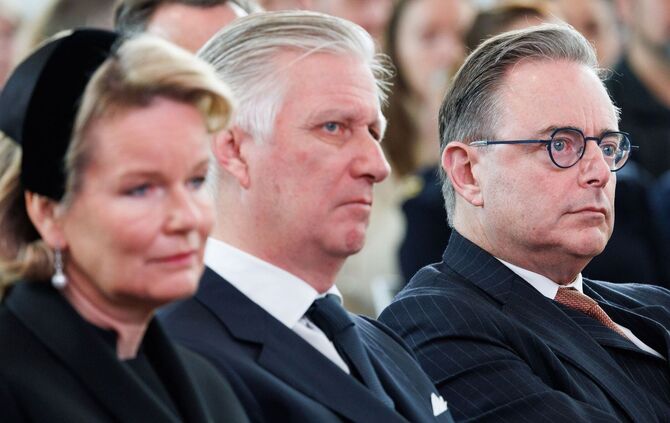 Gedenken an die Anschläge in Belgien