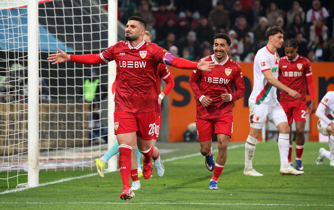 Deniz Undav war mit drei Scorern am Sieg in Augsburg beteiligt – die Quote des Angreifers kann sich sehen lassen.