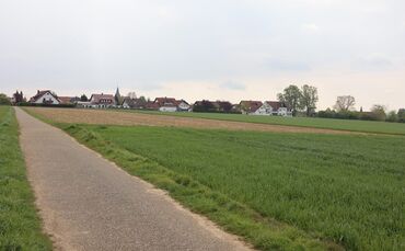 Hier am westlichen Ortsrand von Kaisersbach entsteht ein neues großes Quartier.