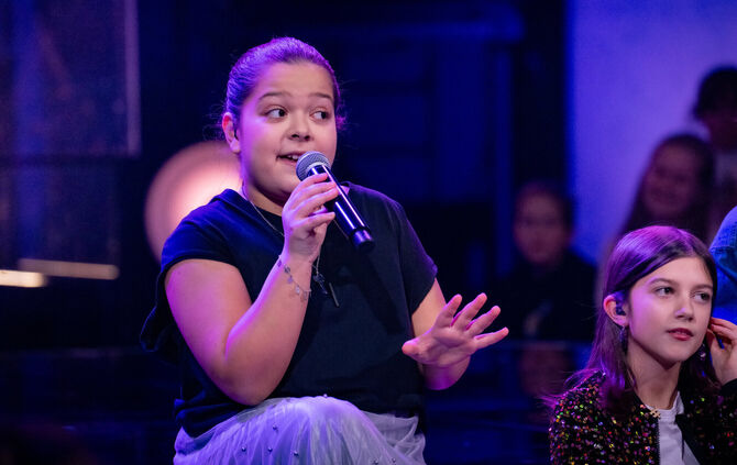Danaya aus Korb ist im Finale von The Voice Kids.