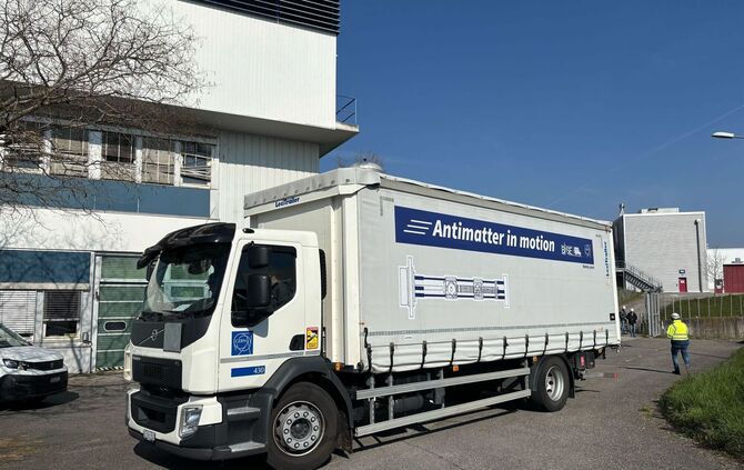Testfahrt von Antimaterie-Teilchen bei Cern