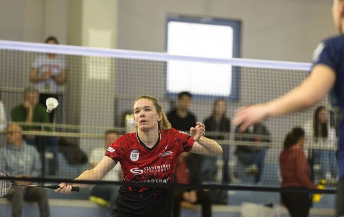 Therese Grisweg von der SG Schorndorf siegte in Marktheidenfeld im Mixed mit David Kramer.