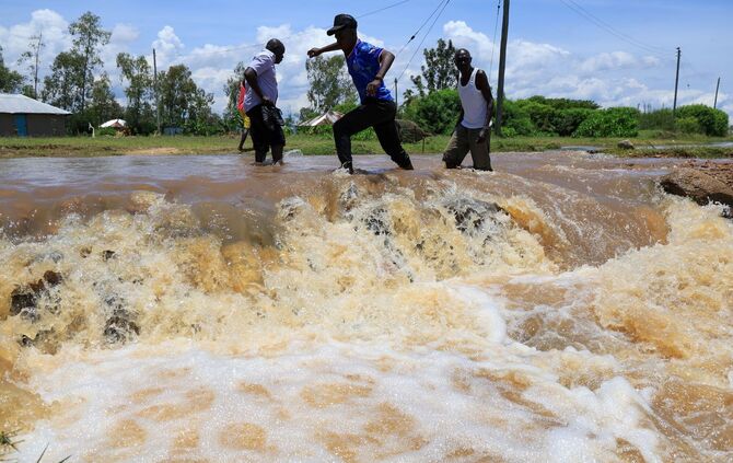 Überschwemmungen in Kenia