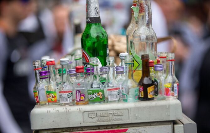 Alkoholsucht (Symbolfoto)