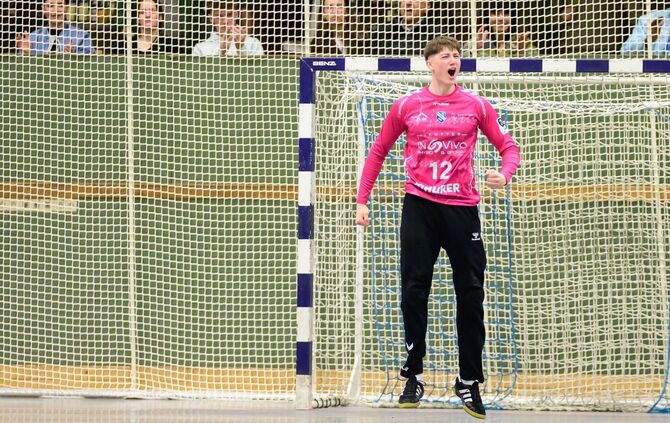 Torhüter Benedikt Starkloff wird in der nächsten Saison fest zum Drittliga-Kader des TV Bittenfeld II gehören.