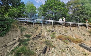 Unter anderem an dieser Stelle geriet der Hang ins Rutschen. (Archivbild)