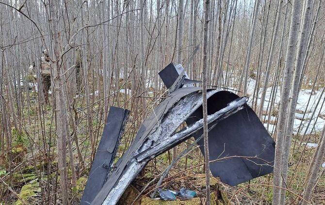 Drohne stürzt in Lettland ab