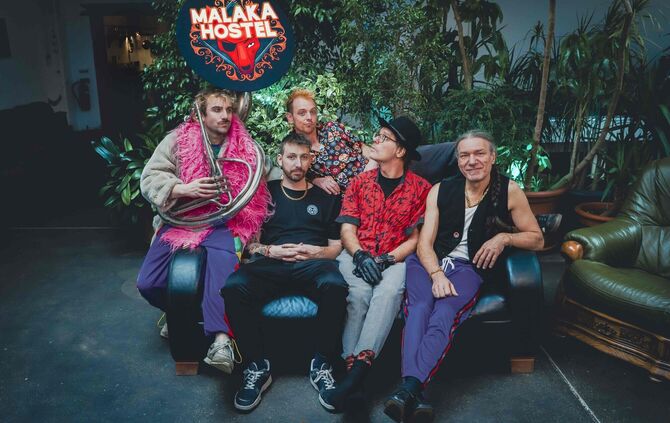 Die Band Malaka Hostel präsentiert ihr Album „Brucca Beat" im Kulturhaus Schwanen.