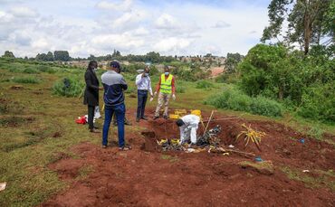 Massengrab in Kenia