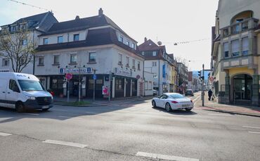 Bahnhofstraße/Stuttgarter Straße in Fellbach.