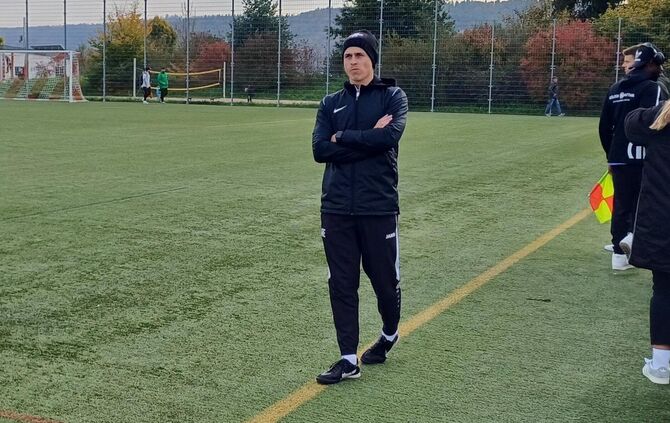 Robin Eißele und sein Trainerkollege Pascal Hasert verlassen den SC Urbach nach dieser Saison.
