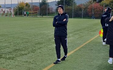 Robin Eißele und sein Trainerkollege Pascal Hasert verlassen den SC Urbach nach dieser Saison.