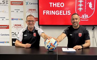 Frank Weinle (links) mit Theo Fringelis – seinem Nachfolger als Sportdirektor.