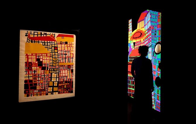 Ausstellung im Kunstforum Hundertwasser