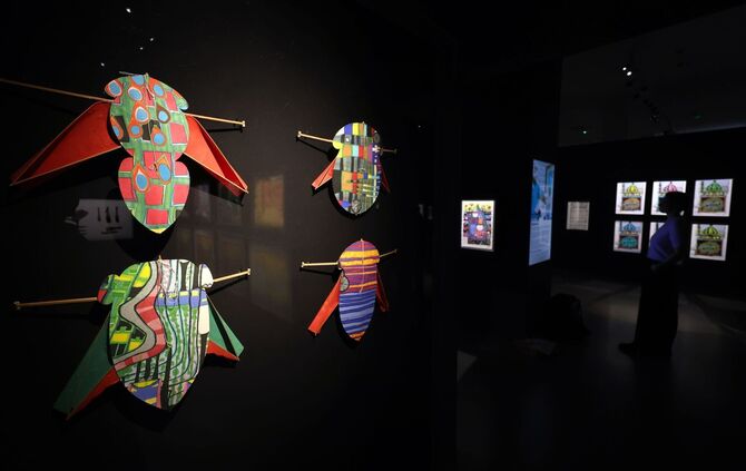 Ausstellung im Kunstforum Hundertwasser