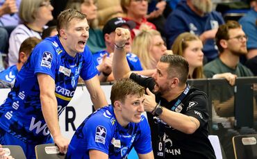 Frust beim TVB Stuttgart und vor allem bei Marco Mengon (links): Für den Winterneuzugang ist die Saison vorzeitig beendet (Mitte