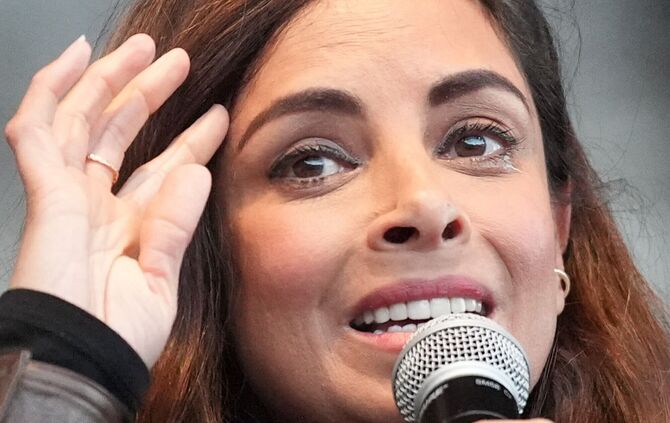 Kam überraschend doch: Collien Fernandes.