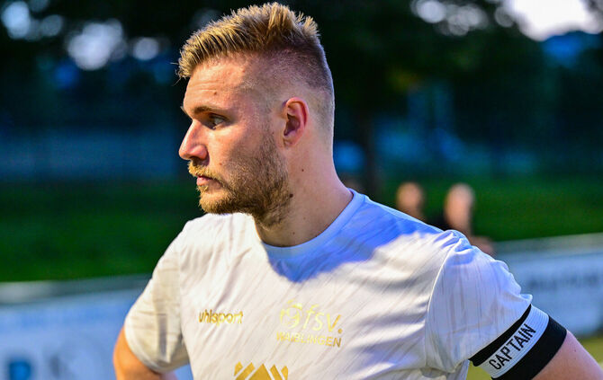 Daniel Stölzel ist Vizekapitän und Abwehrchef beim FSV Waiblingen – ein Mittelhandbruch beendet seine Saison jetzt frühzeitig.