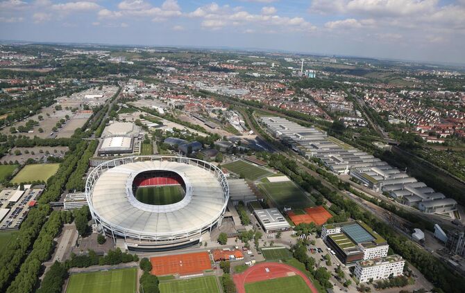 VfB Stadion Mercedes benz Arena Bundesliga Symbol symbolbild symbolfoto