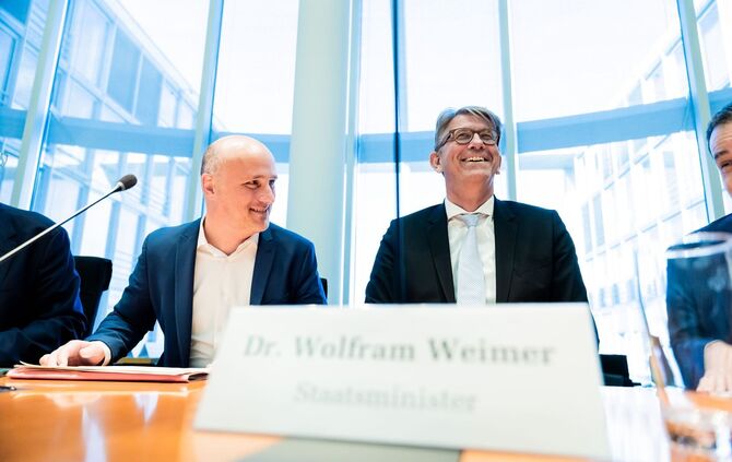 Sven Lehmann und Wolfram Weimer