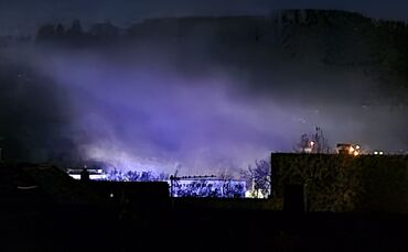 Wer am Freitagabend nach Remshalden schaute, dem bot sich ein ungewöhnlicher Anblick.