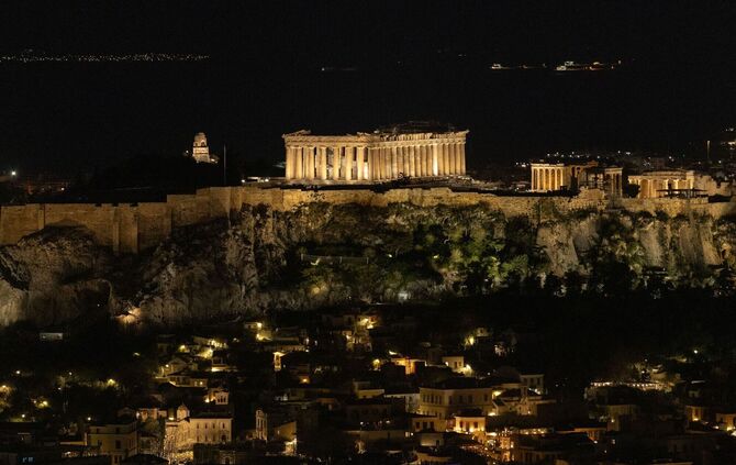 "Earth Hour" - Athen