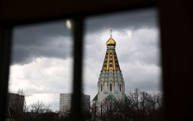 Stürmisches Wetter in Leipzig
