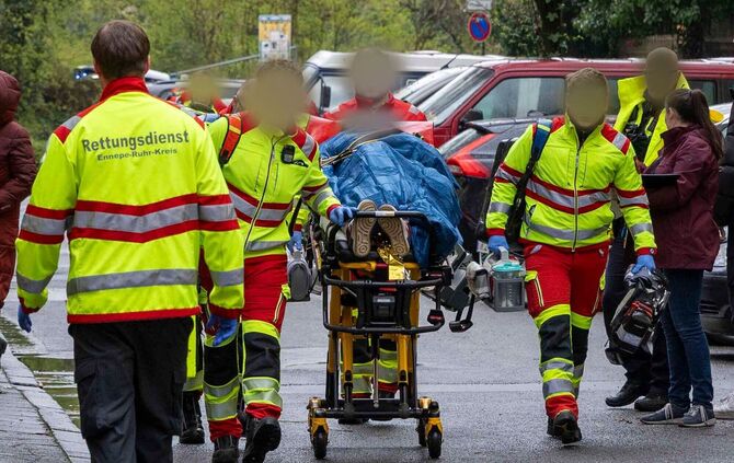 Großeinsatz der Polizei in Witten