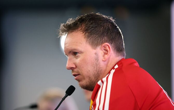 Bundestrainer Nagelsmann spricht vor dem Testspiel gegen Ghana.