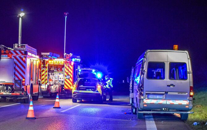 Tödlicher Unfall nach Autopanne auf A6 bei Neuenstein