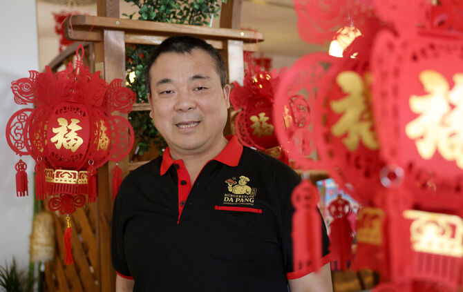 Zhaohui Meng in seinem neuen Restaurant: Es ist sein Zweites.