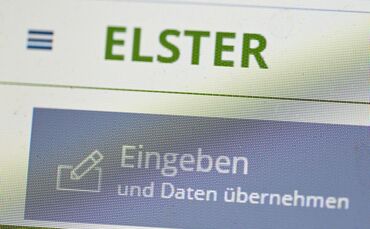Die Eingabe des Steuerportals Elster