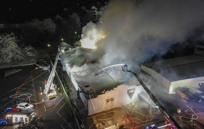 Großbrand in Kehler Disco